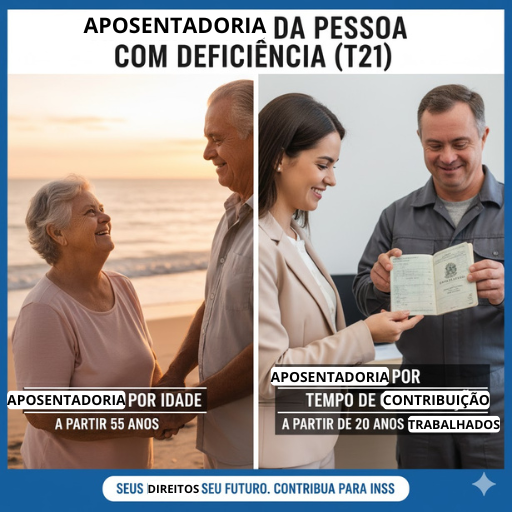Aposentadoria da Pessoa com Deficiência: Como Funciona para Pessoas com T21?