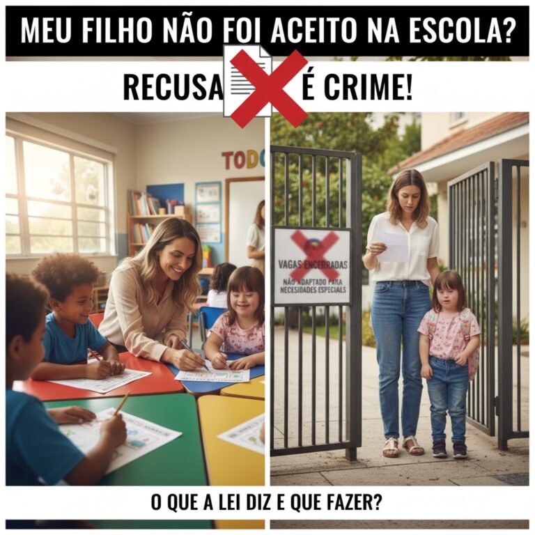 “Meu Filho Não Foi Aceito na Escola”: O Que a Lei Diz e o Que Fazer?