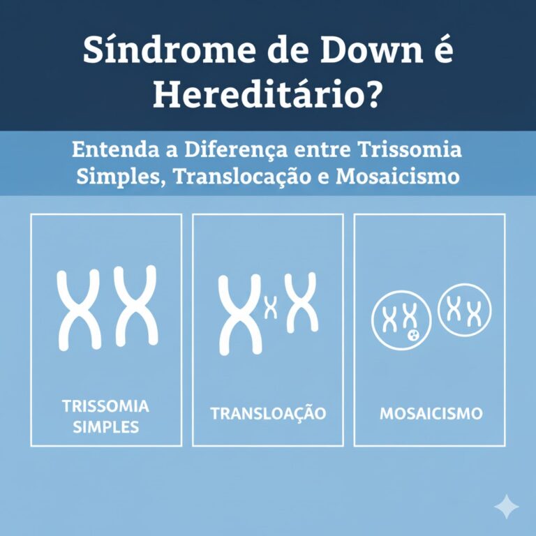 Síndrome de Down é Hereditário? Entenda a Diferença entre Trissomia Simples, Translocação e Mosaicismo