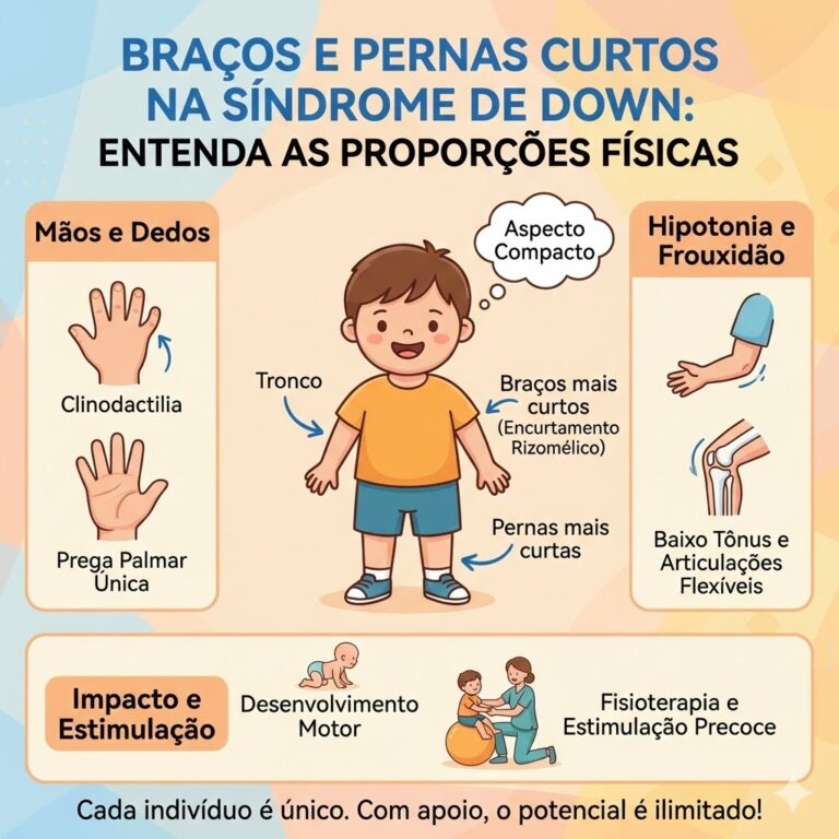 Braços e Pernas Curtos na Síndrome de Down: Entenda as Proporções Físicas