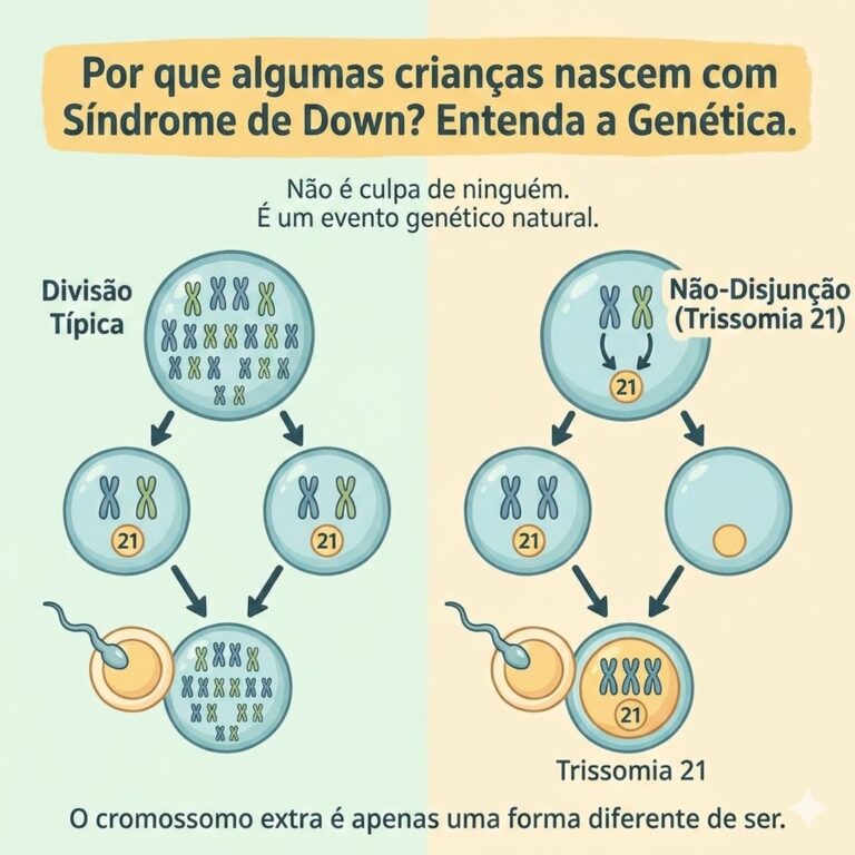 Por que algumas crianças nascem com Síndrome de Down? Entenda a Genética