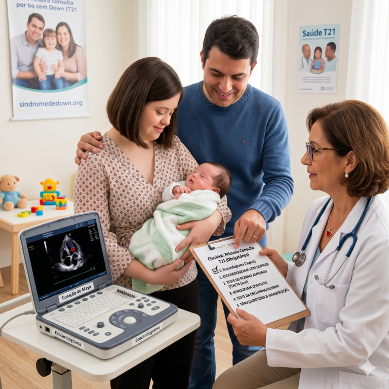 A Primeira Consulta ao Pediatra: O que exigir para o seu bebê com T21?